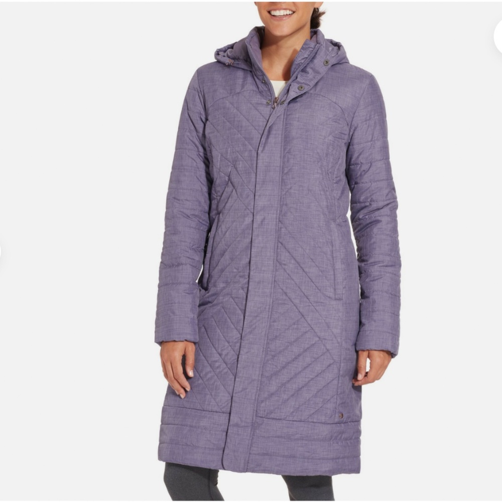 CALIA by Carrie Underwood Quilted Parka Cloud Grey Size XS